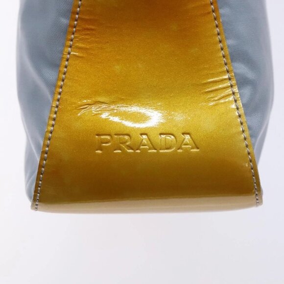 PRADA Hand Bag Nylon Light Blue Auth - Picture 8 of 16